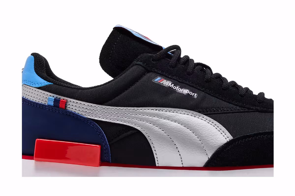 BMW MMS x Puma Future Rider ​Black High Risk Red, view 3