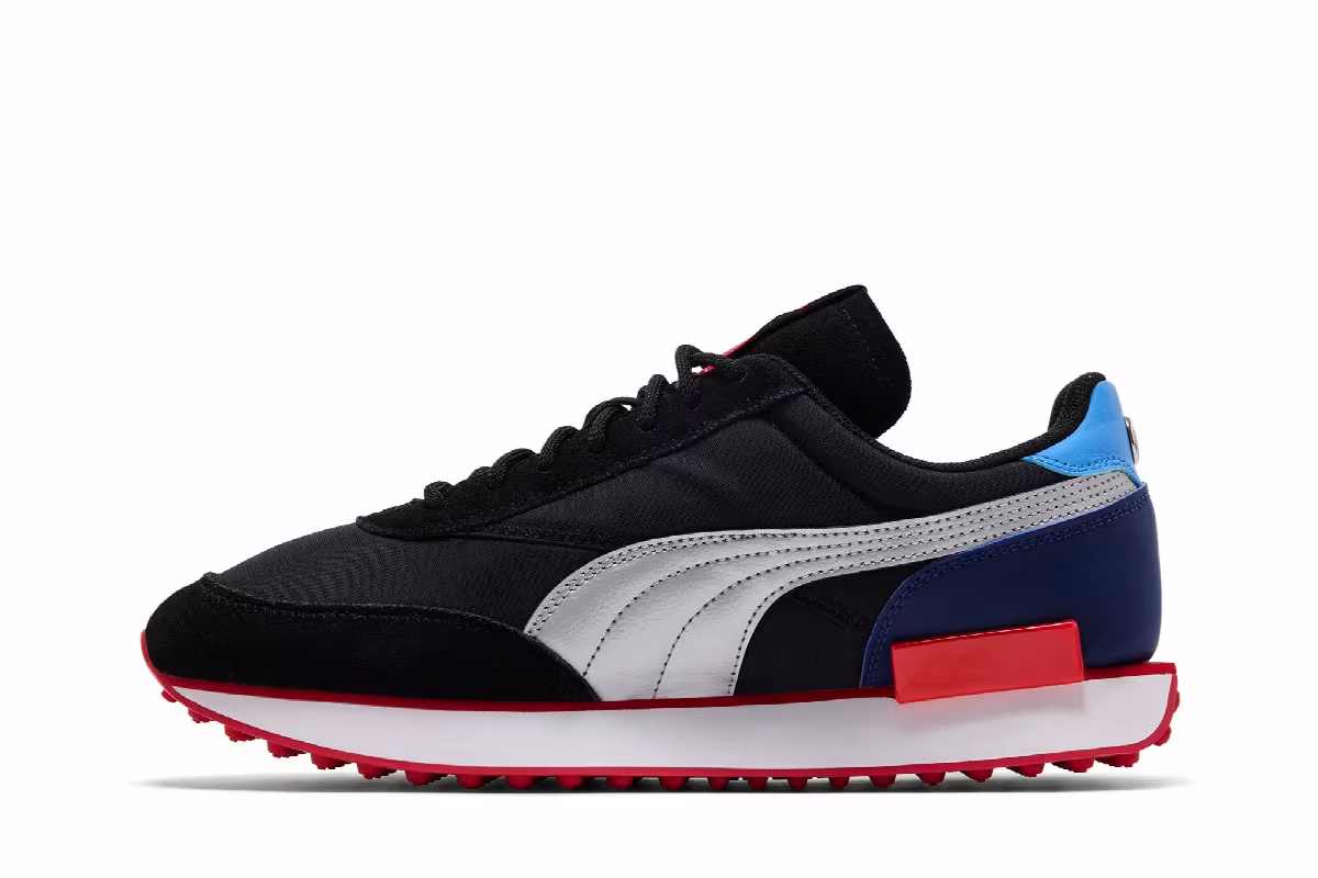 BMW MMS x Puma Future Rider ​Black High Risk Red, view 4