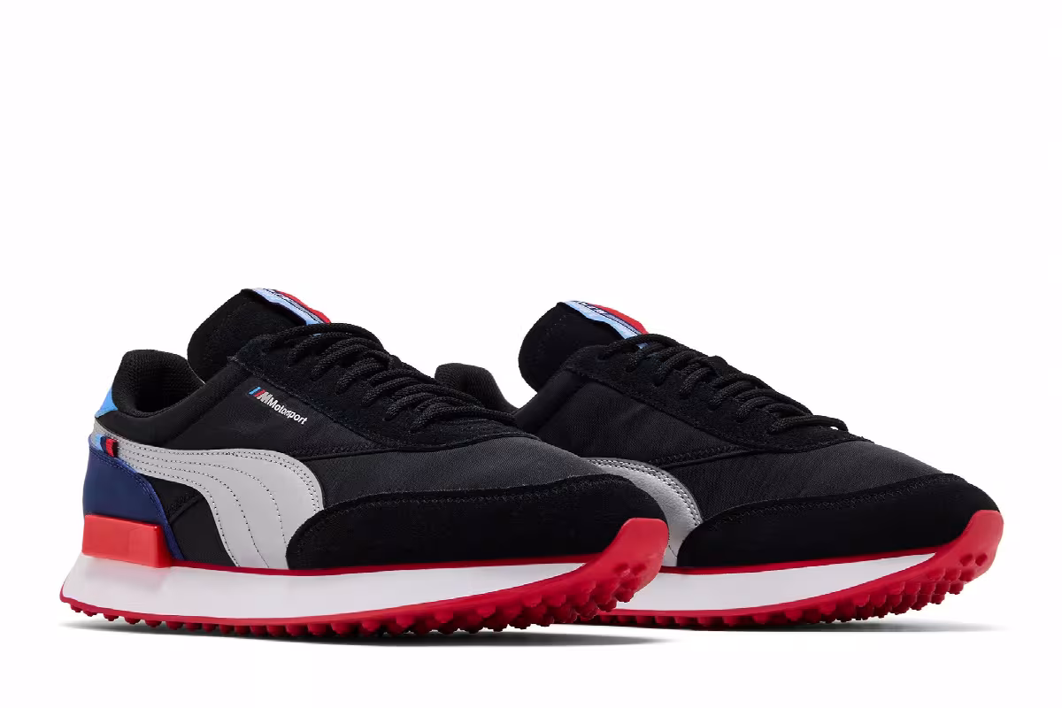 BMW MMS x Puma Future Rider ​Black High Risk Red, view 9