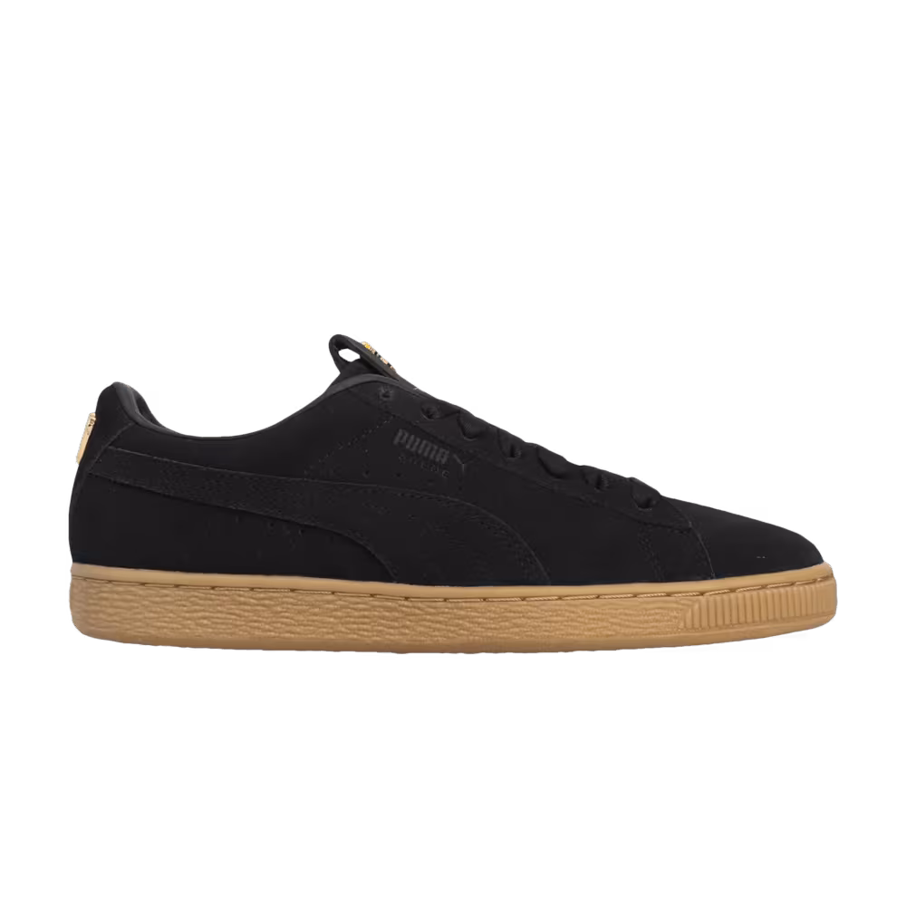 Puma Women's Suede Premium Logo Black
