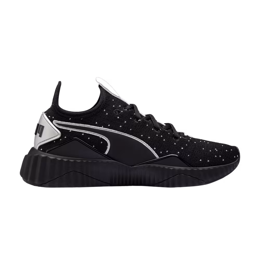 Puma Women's Defy Speckle Black Silver