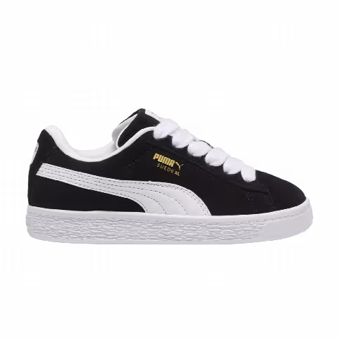 Puma Suede XL Little Kid 'Black White'