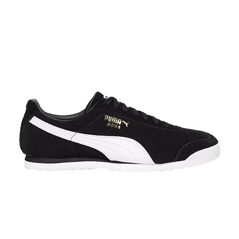 Puma Roma Suede Black White
