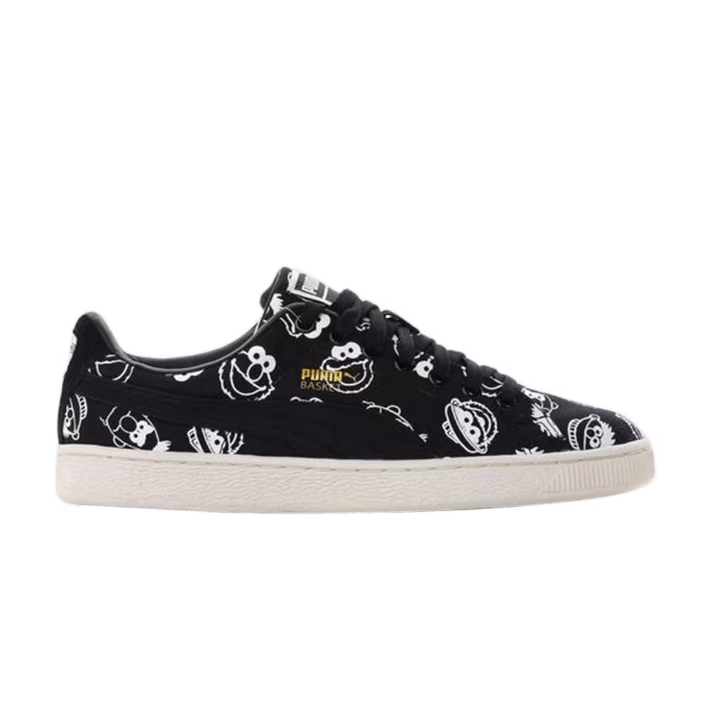 Sesame Street x Puma Basket Black