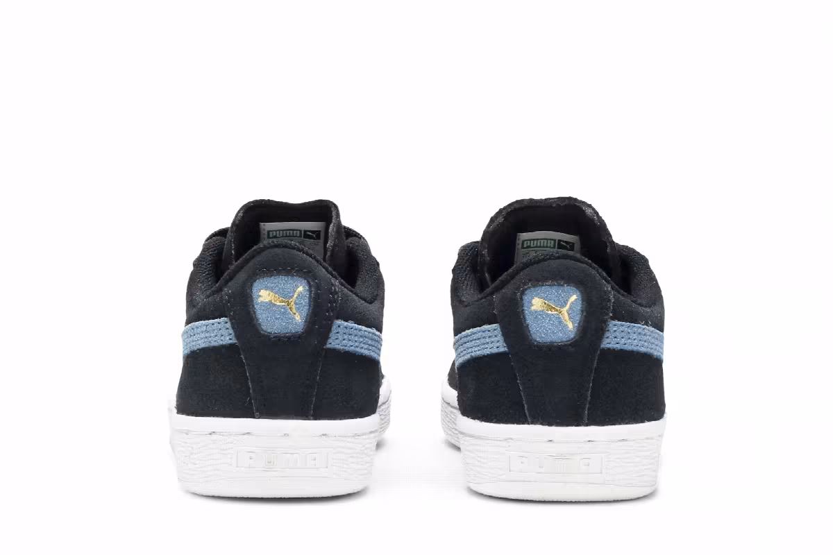 Puma Suede Jr Black Blue Heaven, view 7