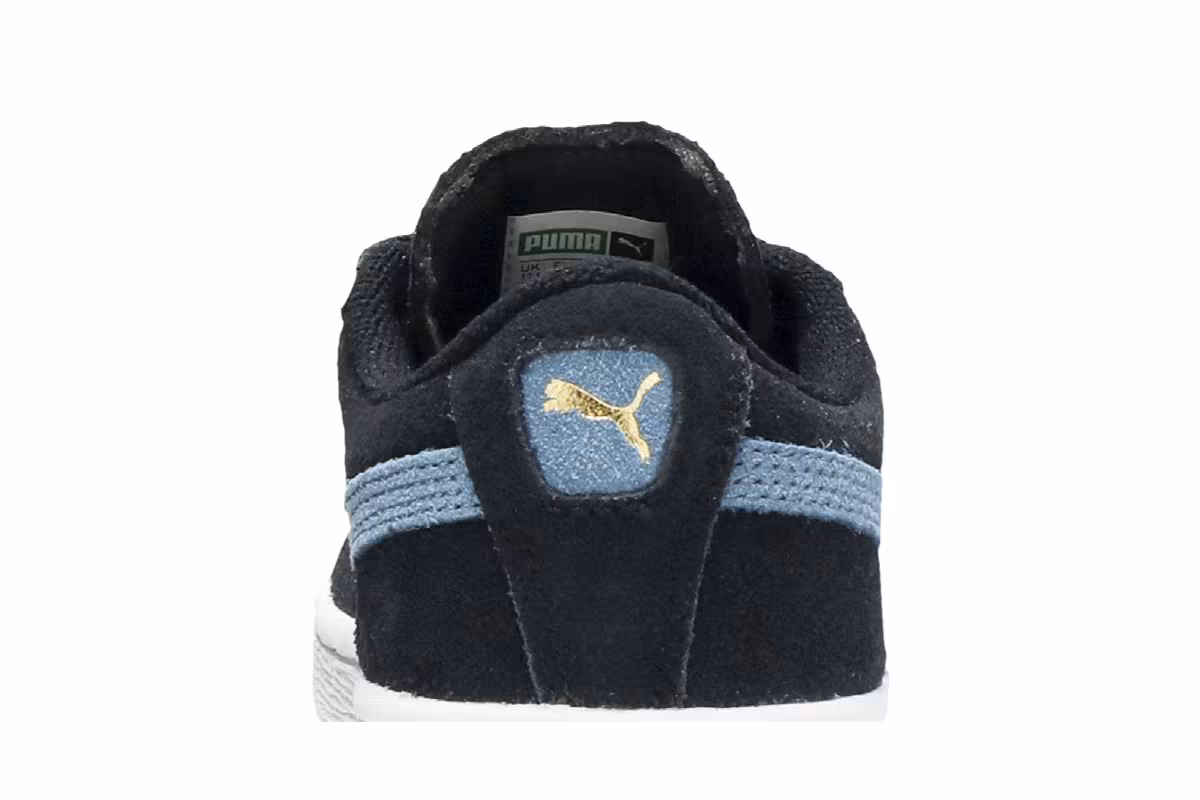 Puma Suede Jr Black Blue Heaven, view 8