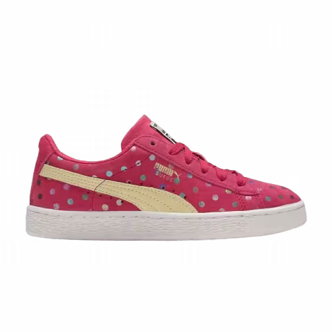 Puma Suede Dotfetti Jr 'Rose Red'