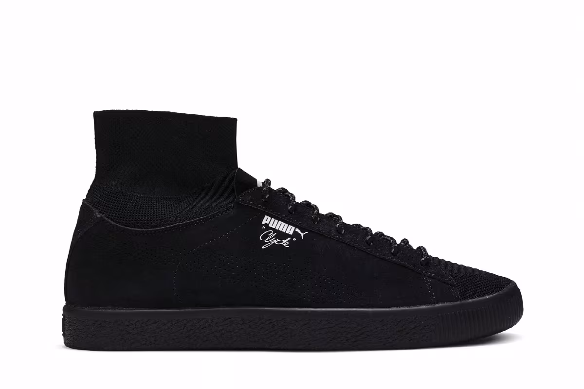 Black Rainbow x Puma Clyde Sock, view 2