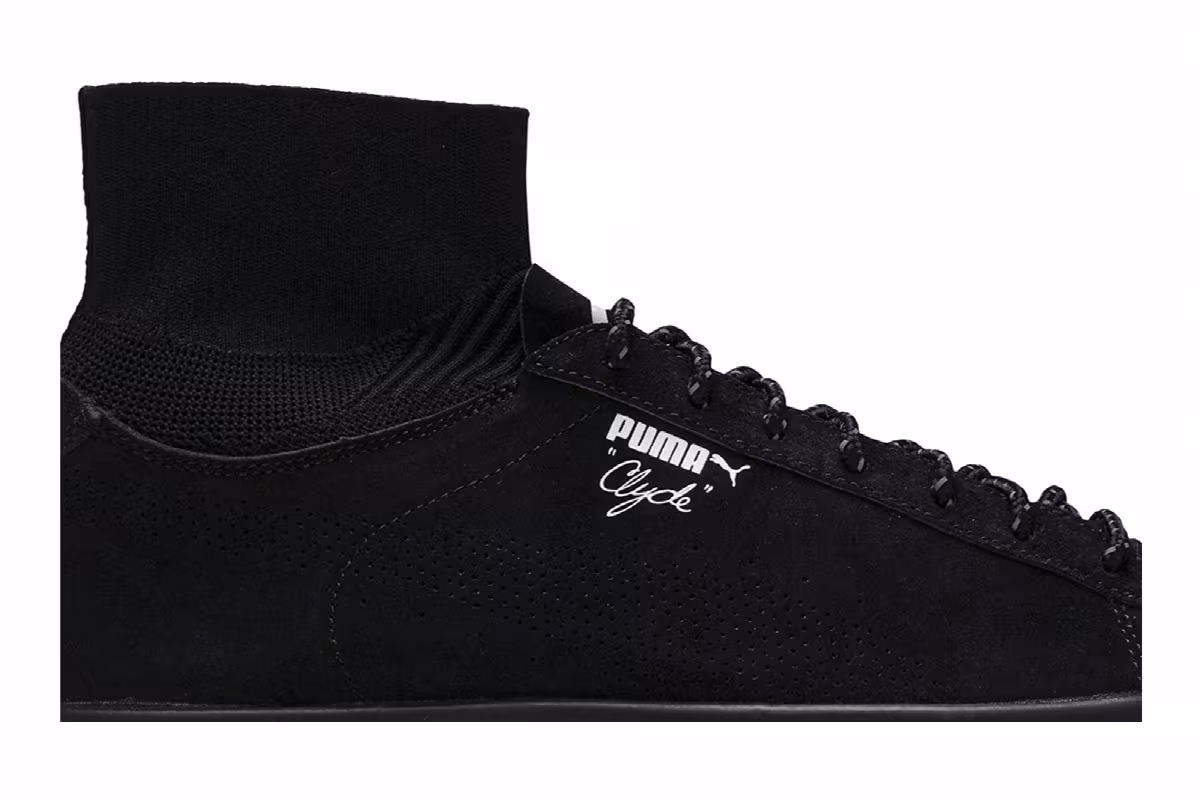 Black Rainbow x Puma Clyde Sock, view 3