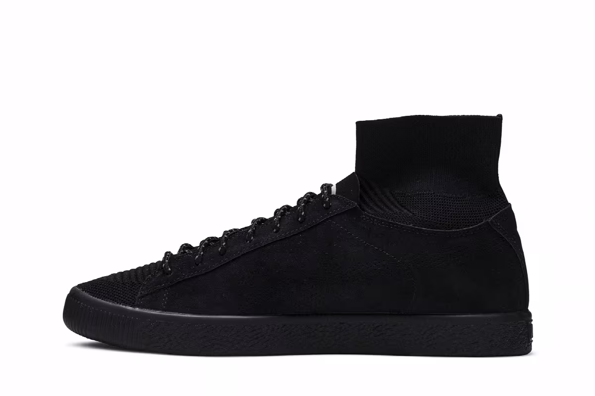 Black Rainbow x Puma Clyde Sock, view 4