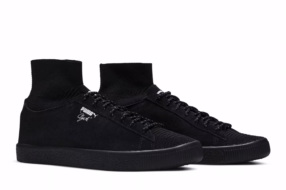 Black Rainbow x Puma Clyde Sock, view 9
