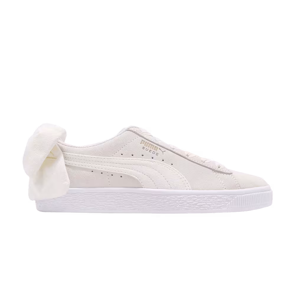 Puma Women's Suede Bow Whisper White