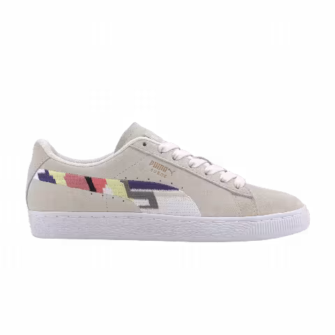 Puma Wmns Suede World Hood 'Geometric Print - Vaporous Gray'