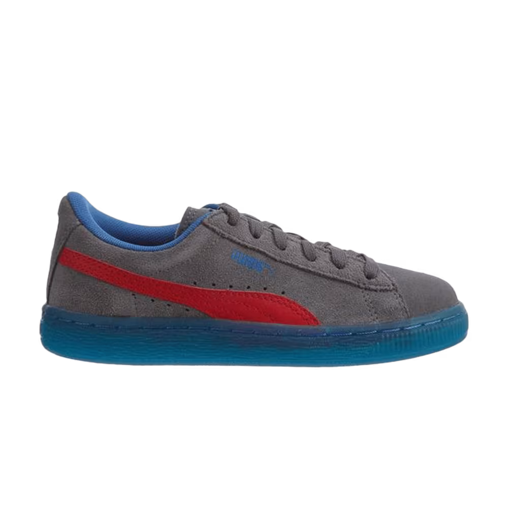 Puma Suede LFS Iced Little Kids Steel Red