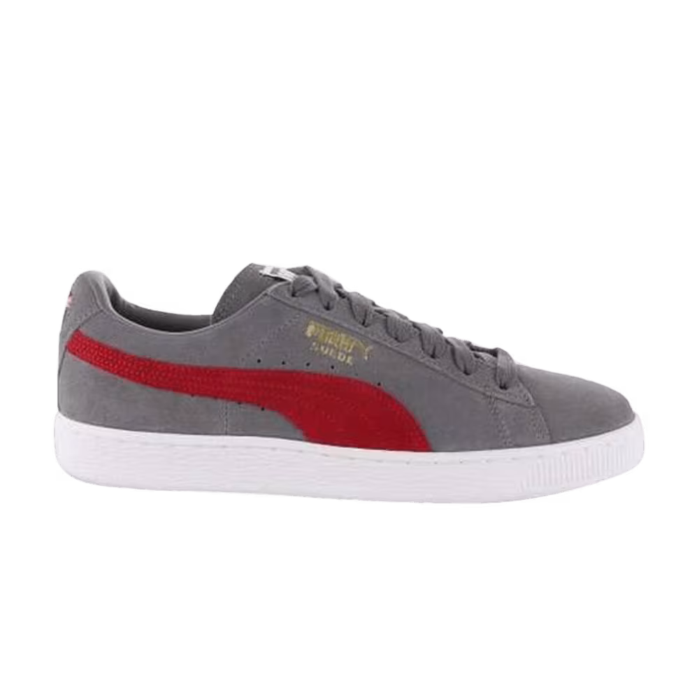 Puma Suede Classic + Steel Grey Cherry