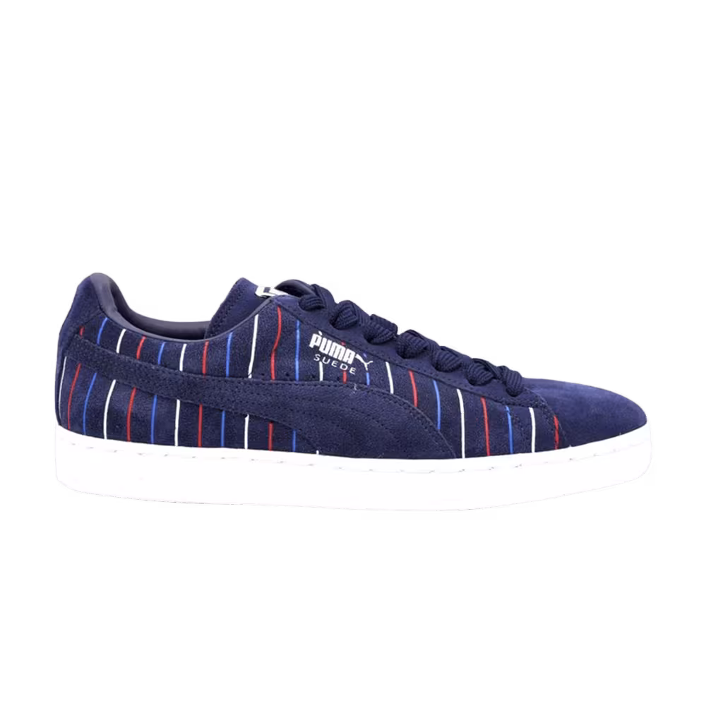 Puma Suede Striped Peacoat