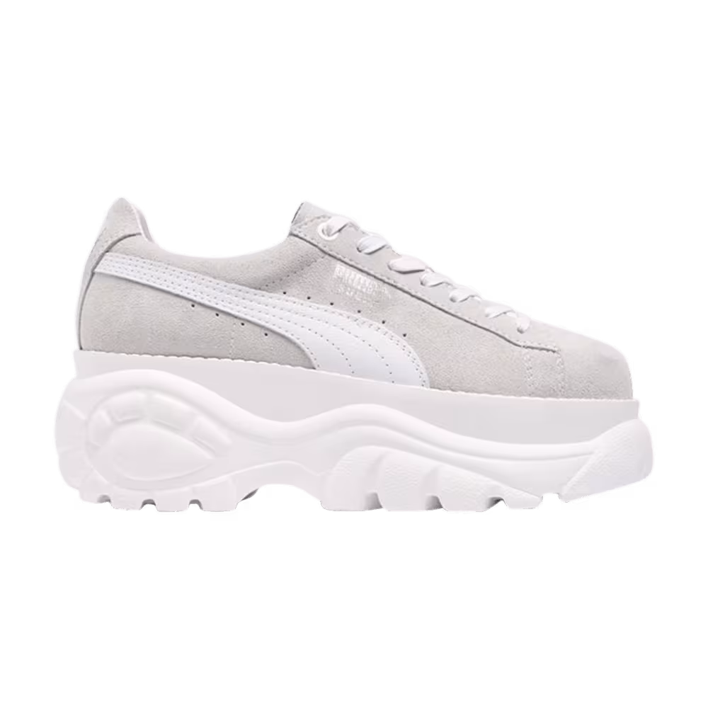 Puma Buffalo x Women's Suede Platform White