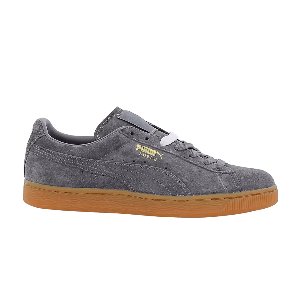 Puma Suede Winter Gum Steel Grey