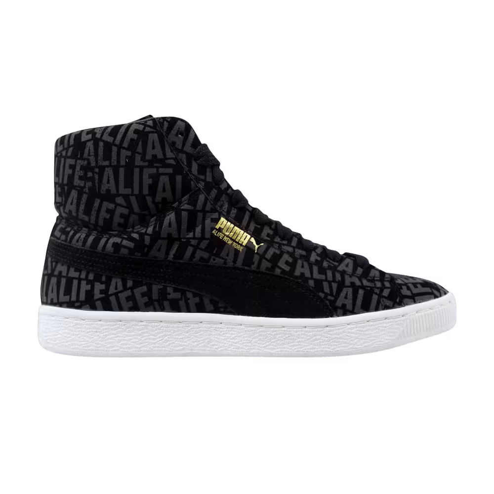 Alife x Stuck Up x Puma Suede Mid Black