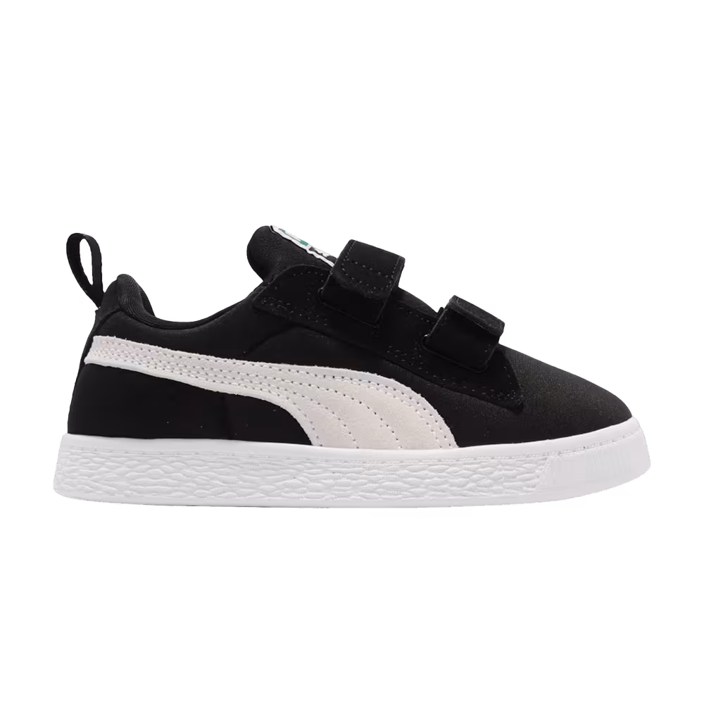Puma Suede Light-Flex V Little Kid Black White