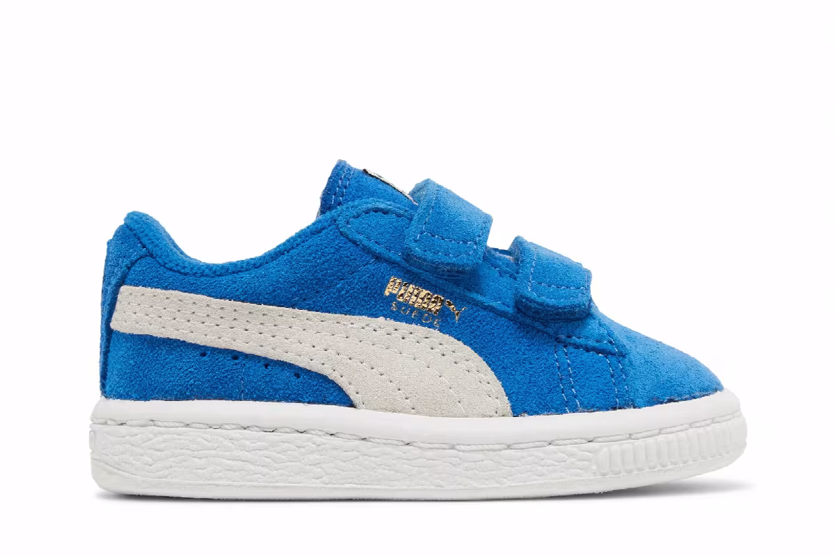 Puma Suede Velcro Infant Snorkel Blue, view 2