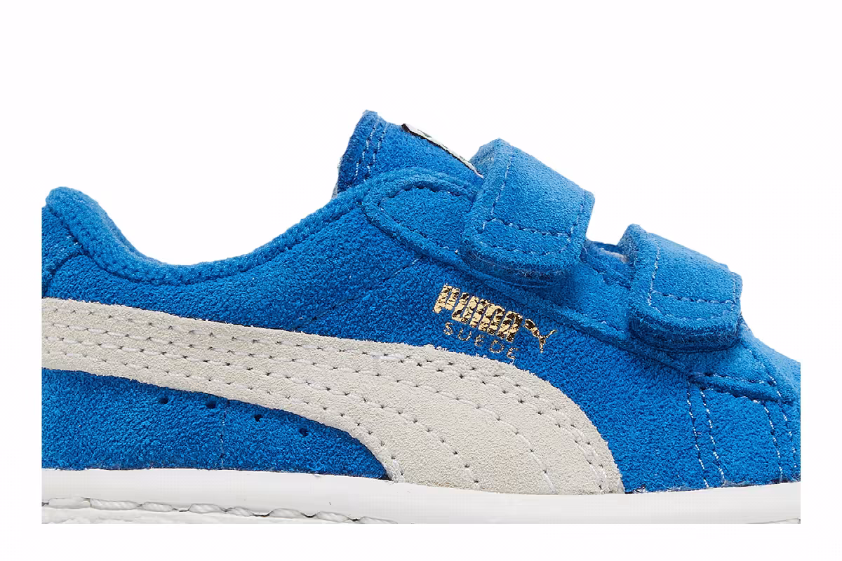 Puma Suede Velcro Infant Snorkel Blue, view 3