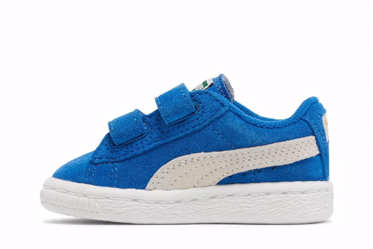 Puma Suede Velcro Infant Snorkel Blue, view 4