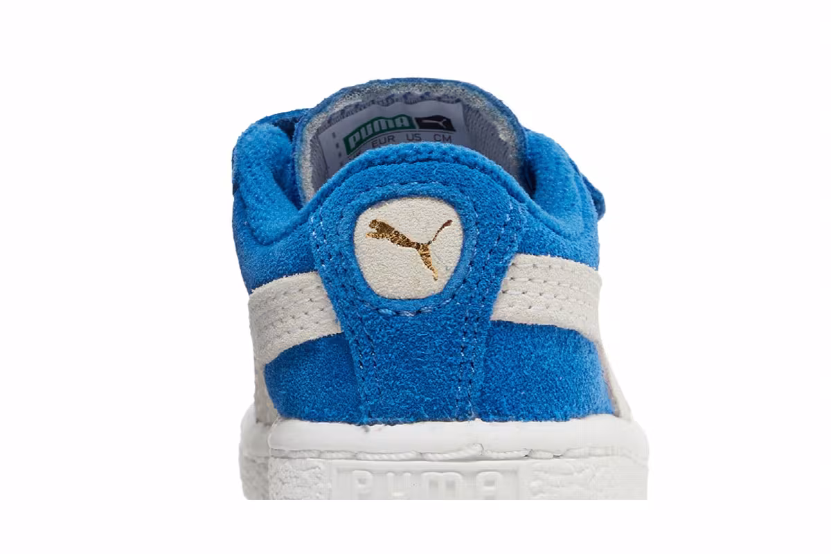 Puma Suede Velcro Infant Snorkel Blue, view 8