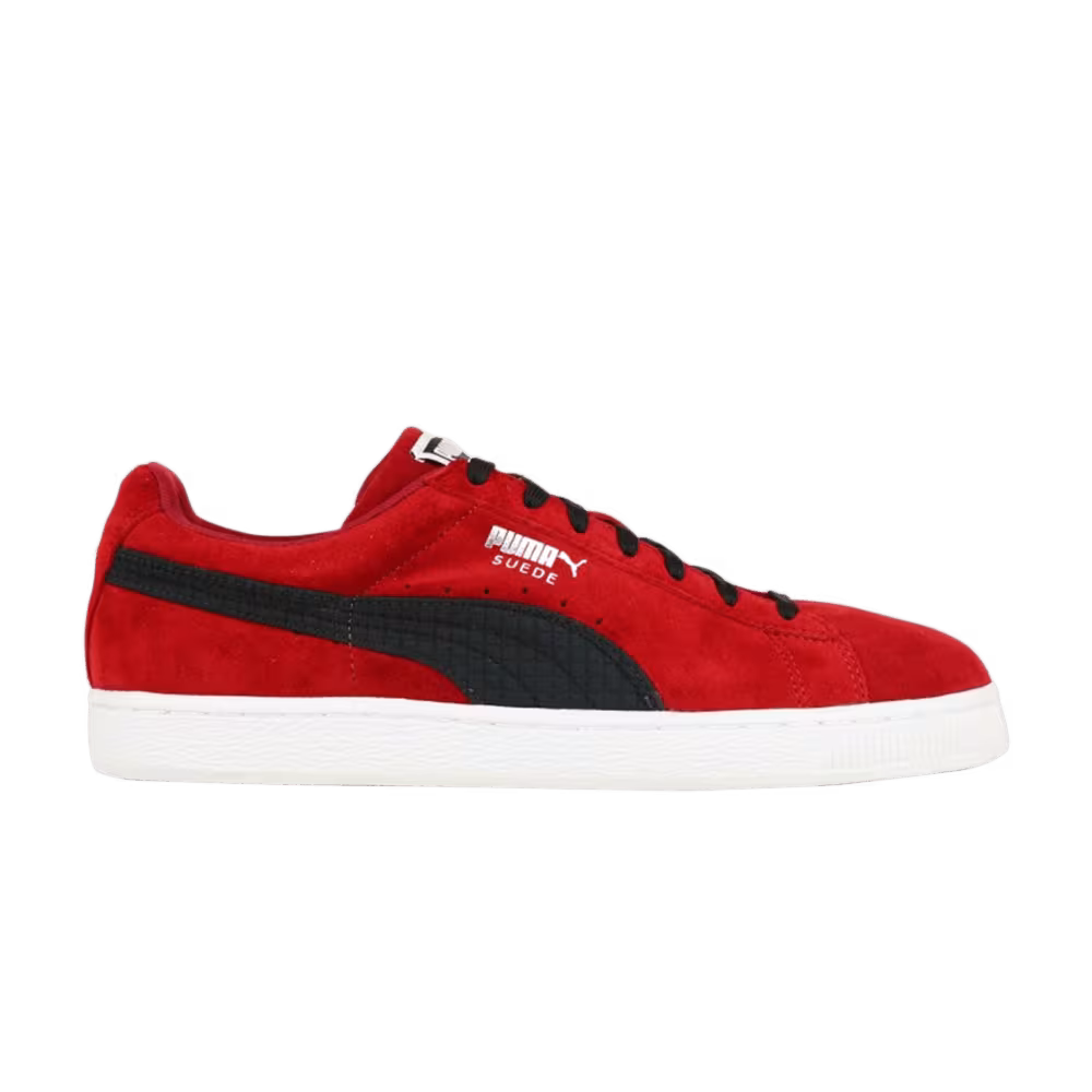 Puma Suede Quilted Rio Red