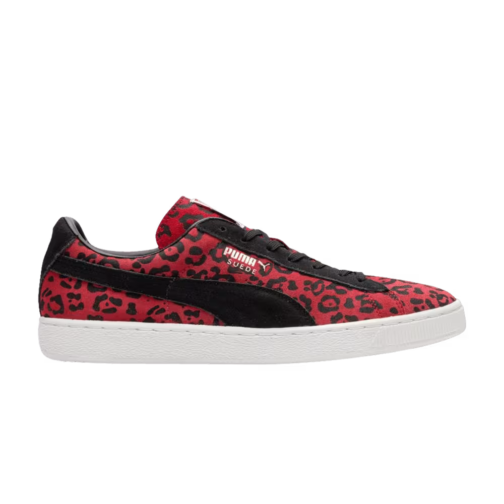 Puma Suede Red Leopard
