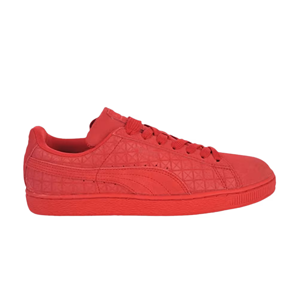 Puma Suede on Suede High Risk Red