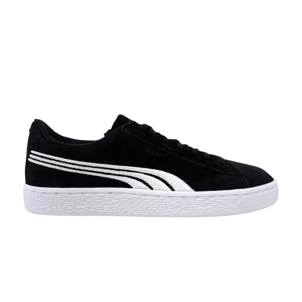Puma Suede Classic Badge Jr Black White