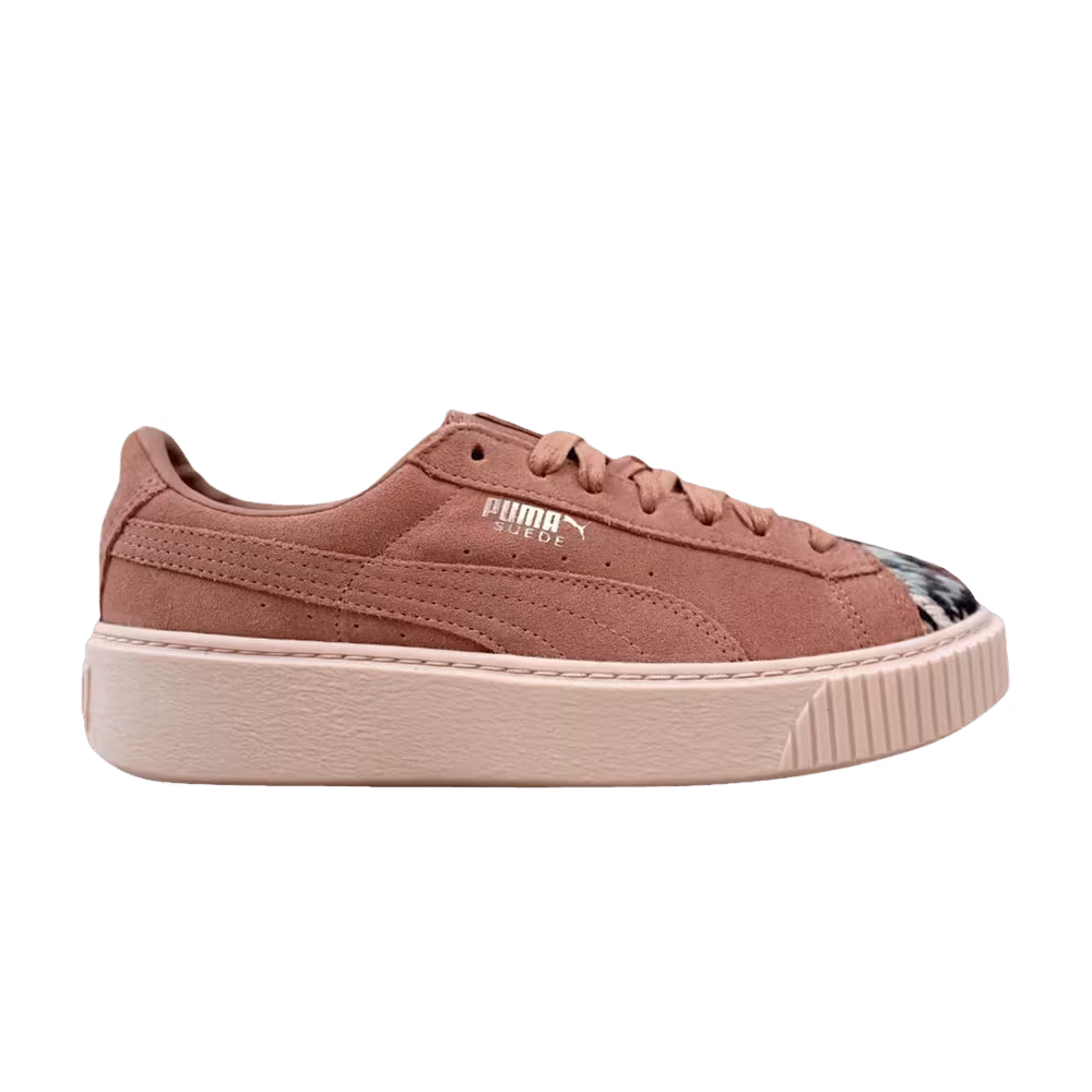 Puma Women's Suede Platform Sunfade Stitch