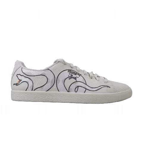Puma Clyde 'White Snake Embroidery'