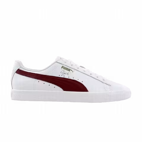 Puma Clyde Core Leather Foil 'White Cabernet'