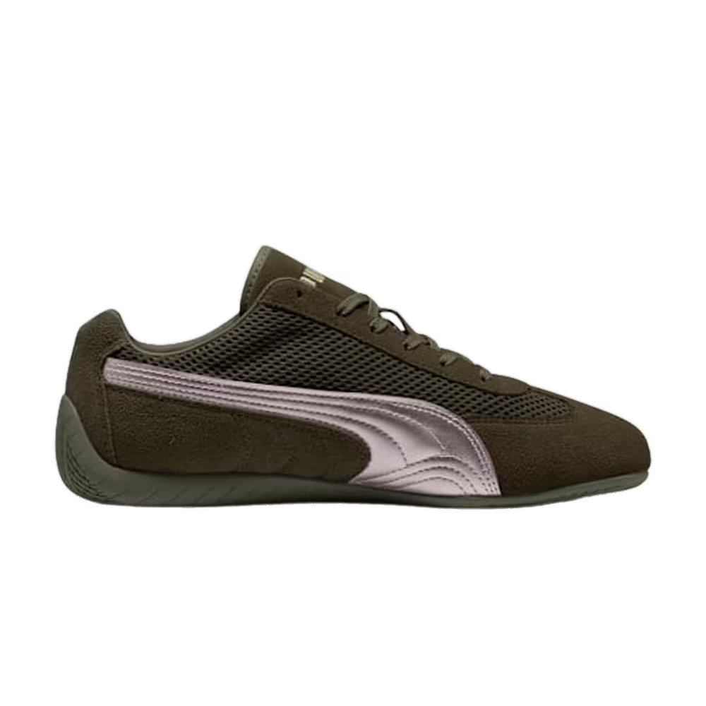 Puma Women's Speedcat Premium Dark Olive Matte Silver