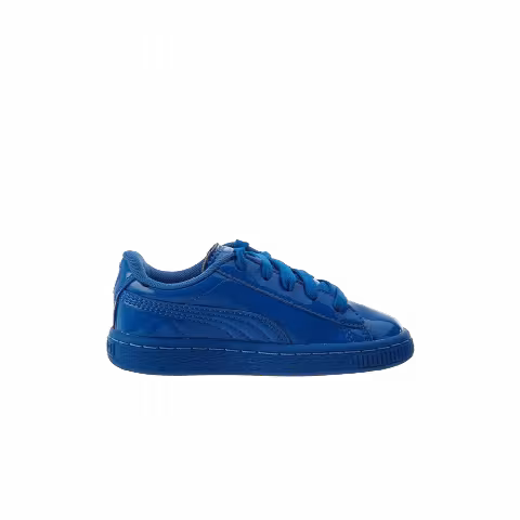 Puma Basket Classic Patent Toddler 'Royal'