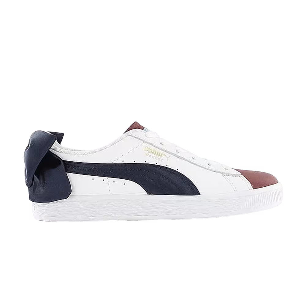 Puma Women's Basket Bow White Peacoat