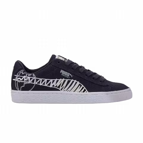 Puma Basket Canvas Winter Jr 'Time 4 Change - Peacoat'