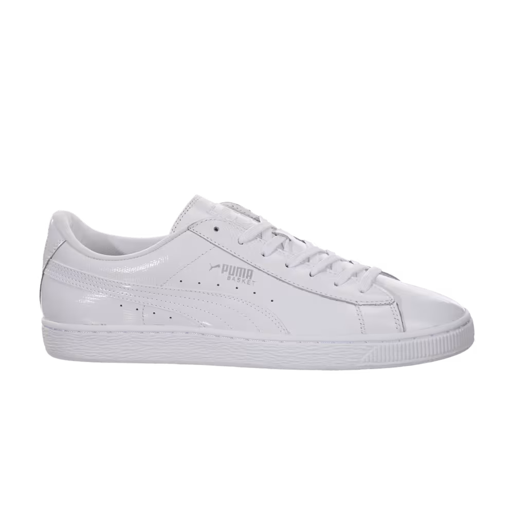 Puma Basket Classic White Croc