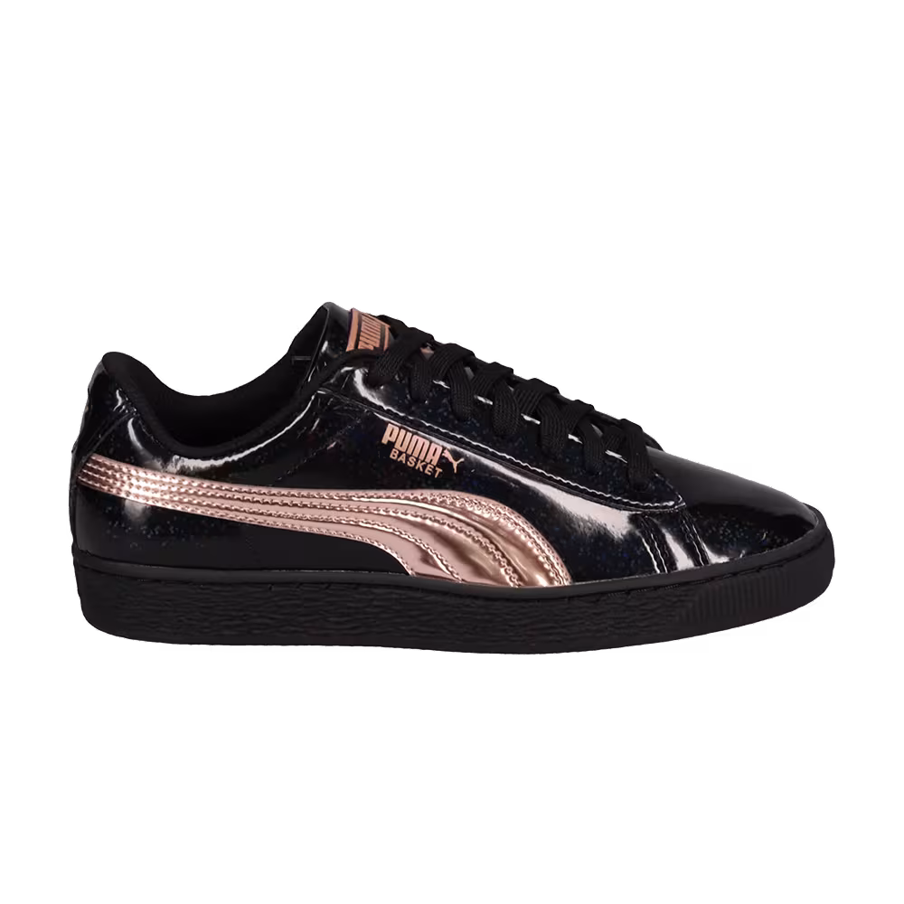 Puma Basket Mirror JR Black