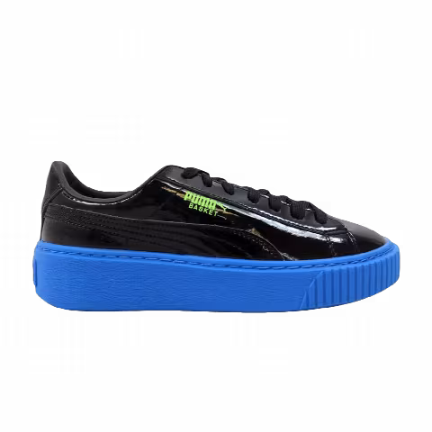 Puma Basket Platform Block Jr 'Black Plat Blue'