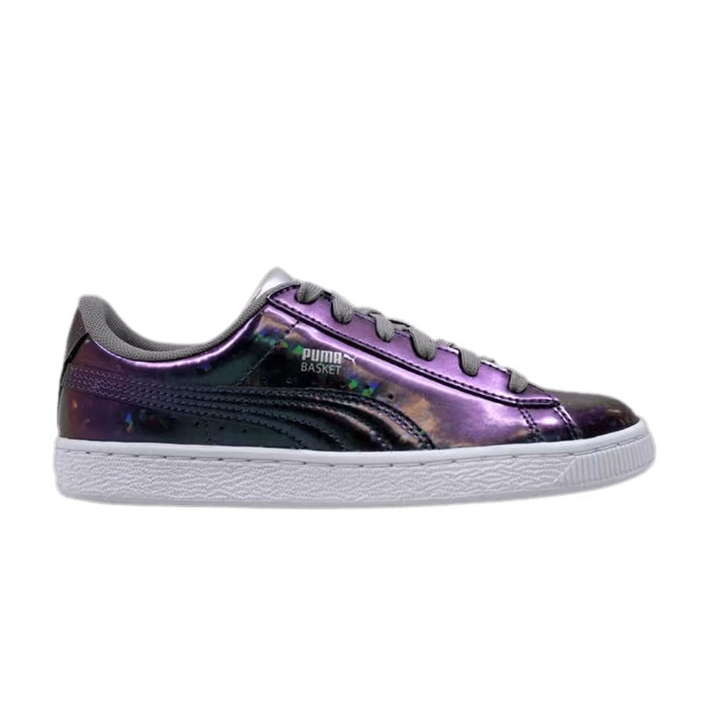 Puma Basket Classic Holo Jr Silver