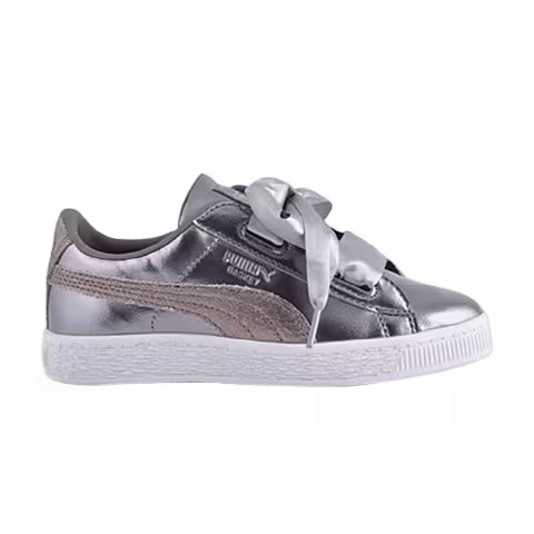 Puma Basket Heart Lunar Lux Little Kids 'Smoked Pearl'