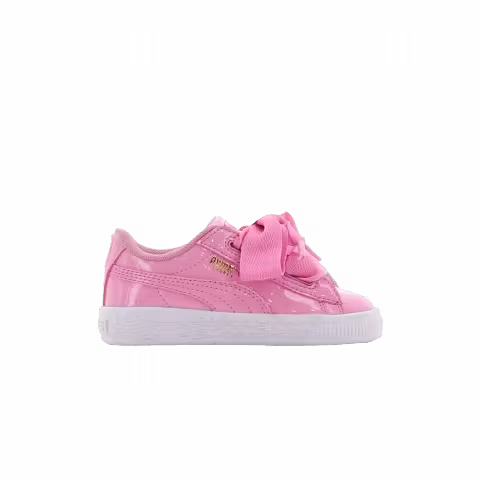 Puma Basket Heart Patent Infant 'Prism Pink'