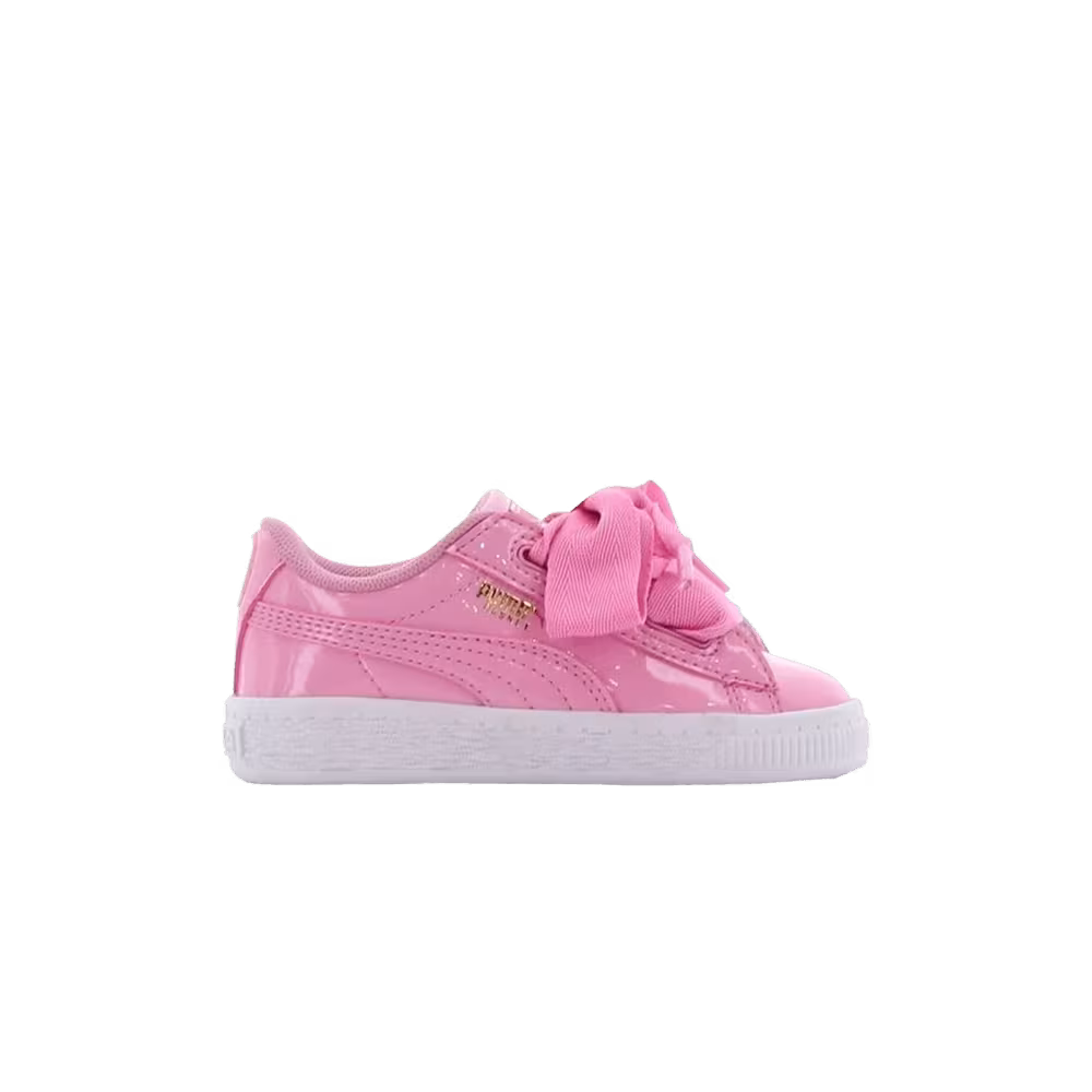 Puma Basket Heart Patent Infant Prism Pink
