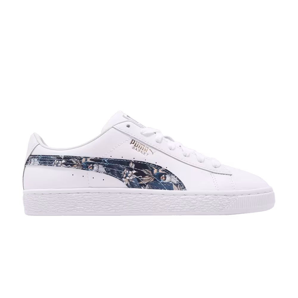 Puma Basket Classic Secret Garden - White