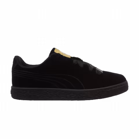 Puma Basket Velour Jr 'Black'
