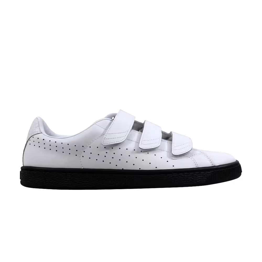 Puma Basket Classic Strap White Black