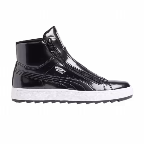 Puma Wmns Basket Mid Winter 'Black Patent'